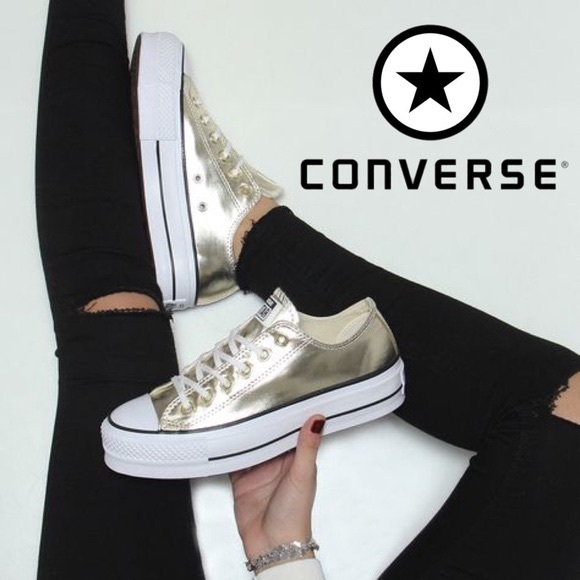 gold converse size 7